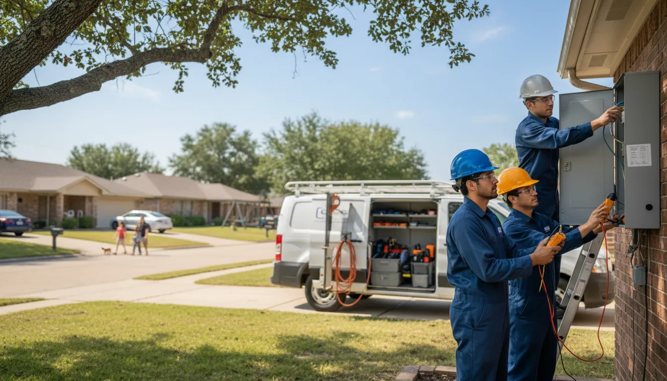 Certified electrician providing emergency electrical services in Wallaceton, PA